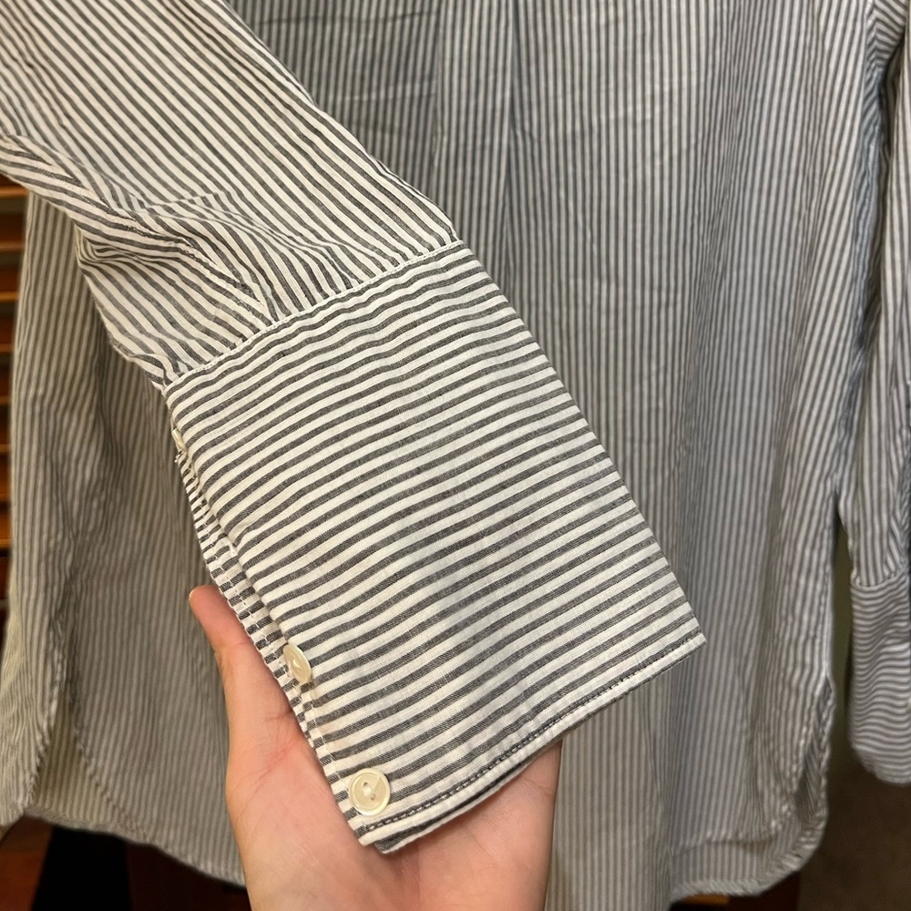 Versatile Striped Collared Blouse - A Wardrobe St… - image 8